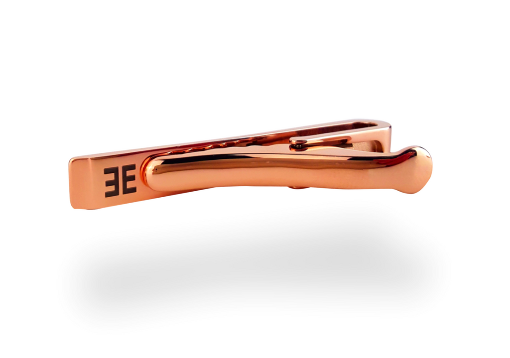 Shield Rose Gold Tie bar