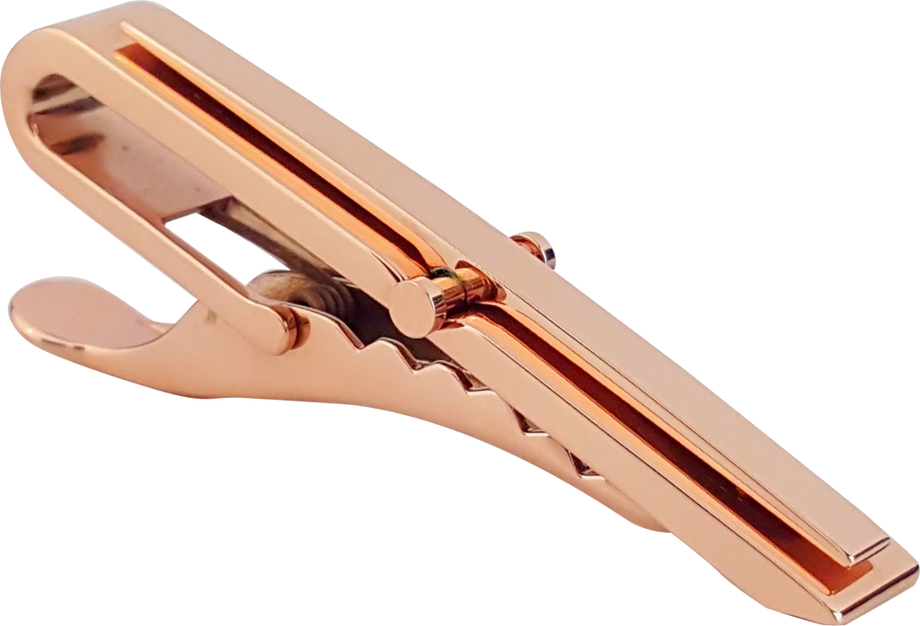 Shield Rose Gold Tie bar