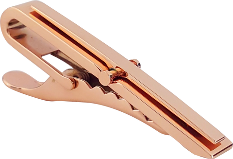 Shield Rose Gold Tie bar